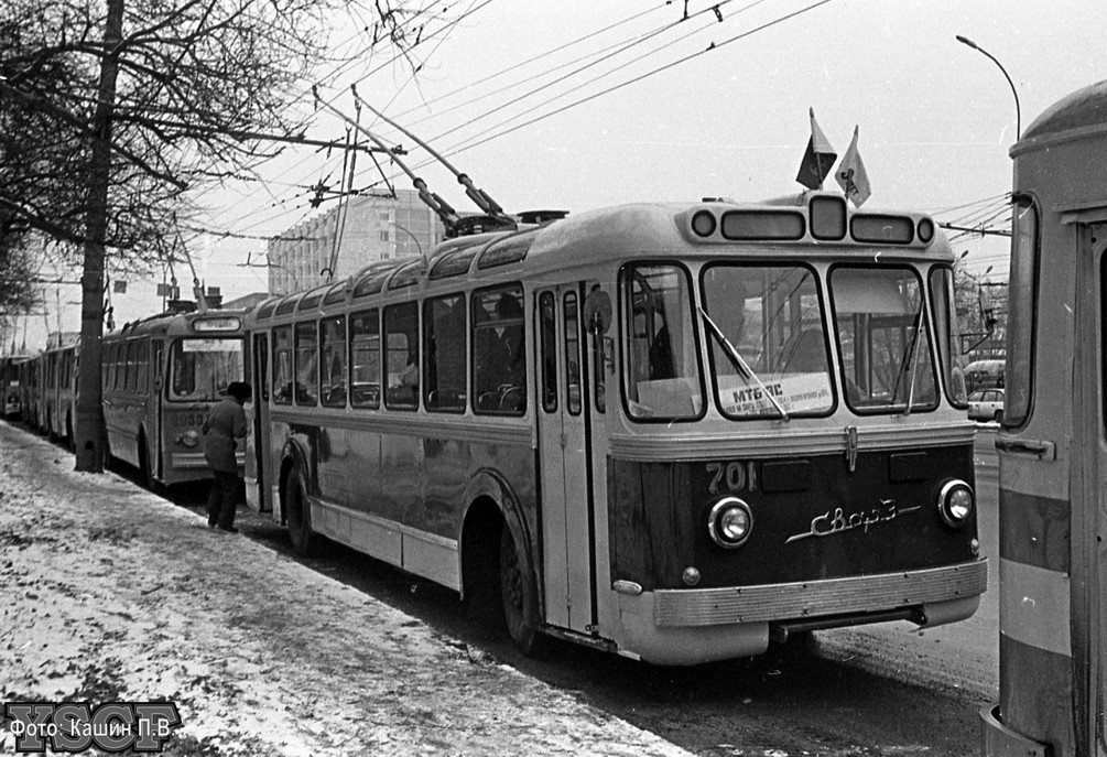 Moskva, SVARZ MTBES № 701; Moskva — Parade of 60 years of the Moscow trolleybus