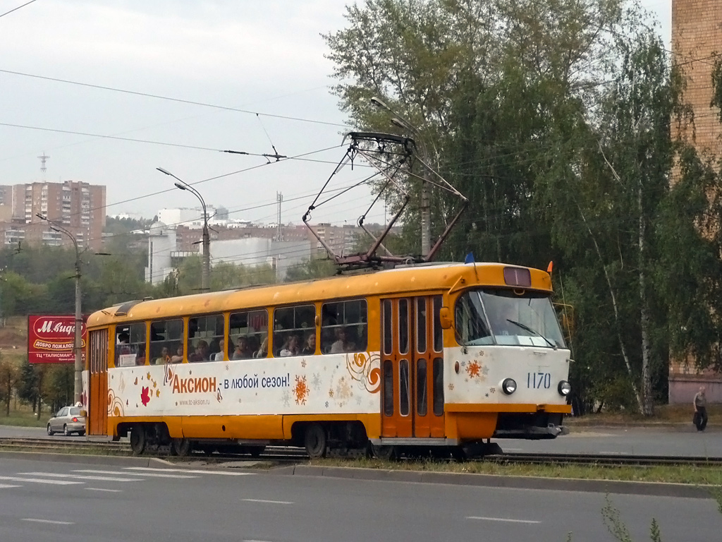 Ижевск, Tatra T3SU (двухдверная) № 1170