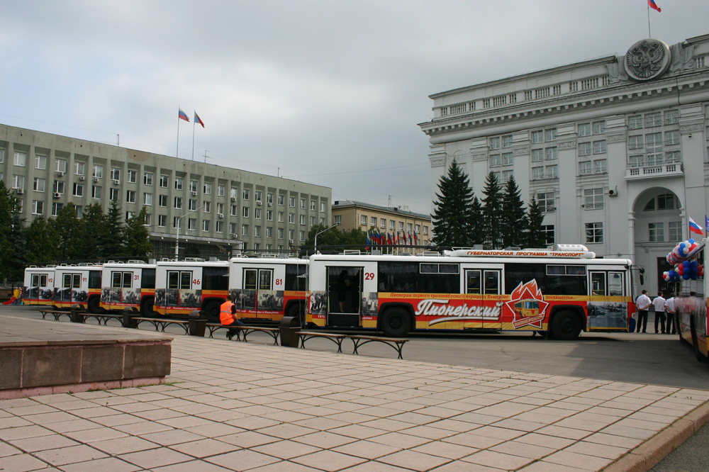 Kémérovo, BTZ-52767A N°. 29; Kémérovo, BTZ-52767A N°. 81; Kémérovo, BTZ-52767A N°. 46; Kémérovo, BTZ-52767A N°. 31; Kémérovo, BTZ-52767A N°. 91; Kémérovo, BTZ-52767A N°. 92; Kémérovo — New trolleybus