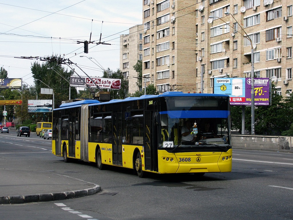 Киев, ЛАЗ E301D1 № 3608