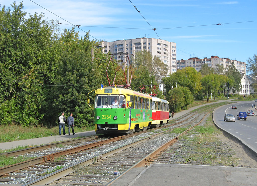 Іжевськ, Tatra T3SU (двухдверная) № 2254