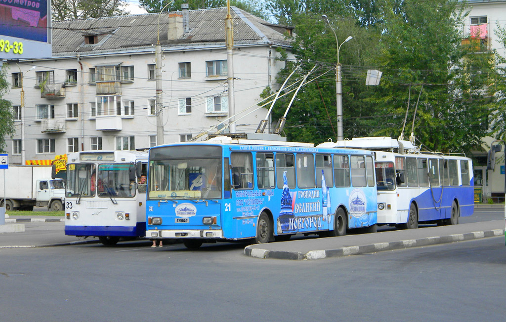 Velikiy Novgorod, Škoda 14TrM (VMZ) № 21