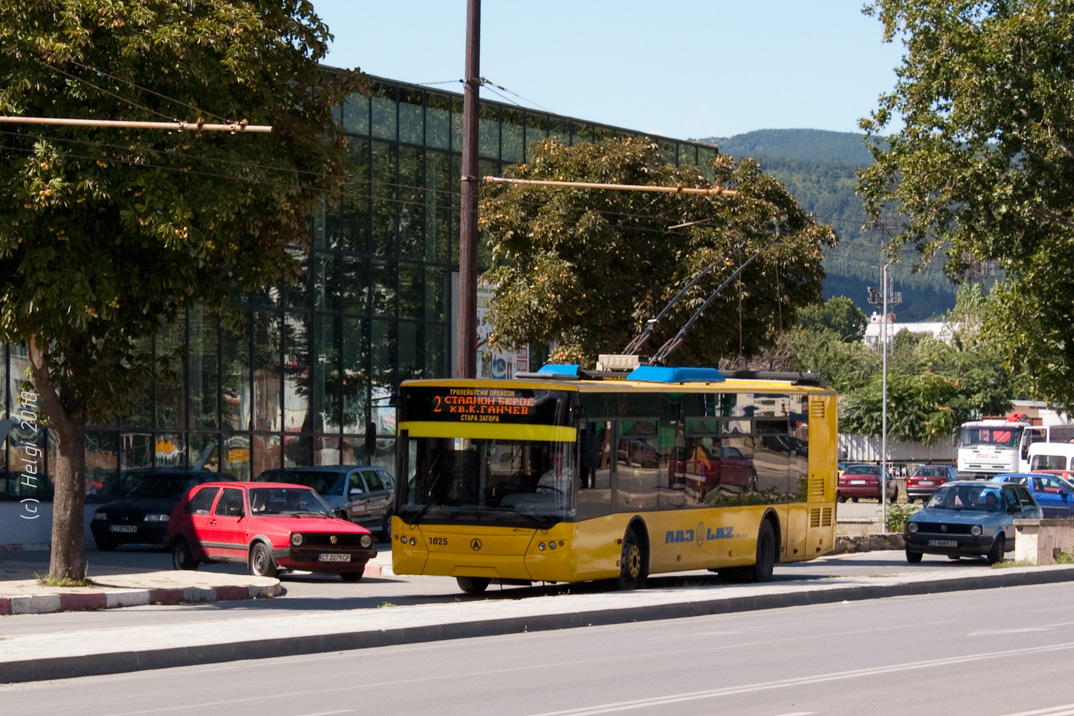 舊扎戈拉, LAZ E183D1 # 1025; 舊扎戈拉 — Low-floor trolleybuses LAZ E183D1