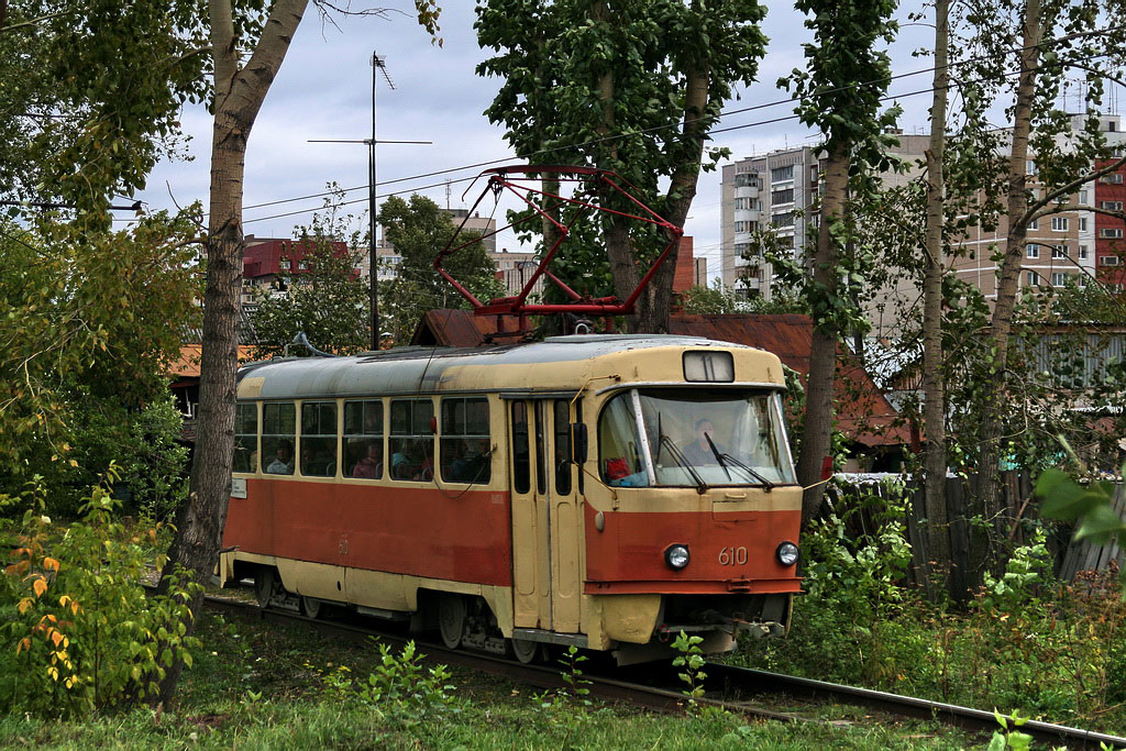 Екатеринбург, Tatra T3SU (двухдверная) № 610; Екатеринбург — Линия на Зеленый Остров