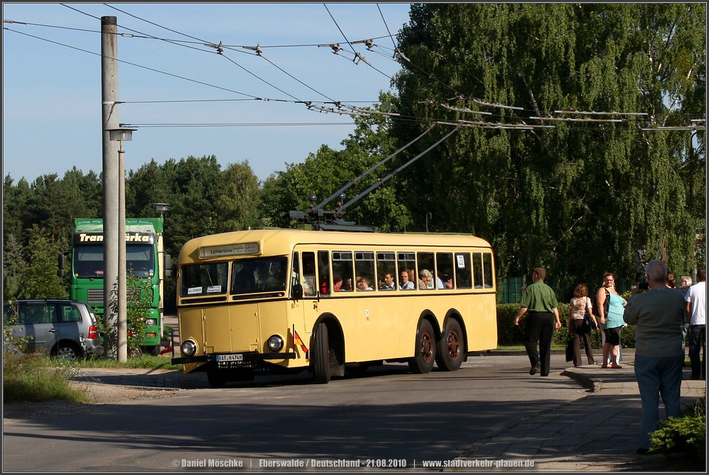 Эберсвальде, SSW-DB 45/47 № 1224; Эберсвальде — Юбилей: 70 лет троллейбусу в Эберсвальде (21.08.2010)