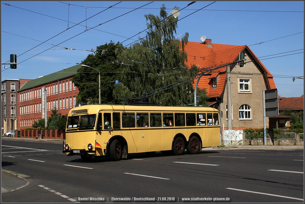 Эберсвальде, SSW-DB 45/47 № 1224; Эберсвальде — Юбилей: 70 лет троллейбусу в Эберсвальде (21.08.2010)