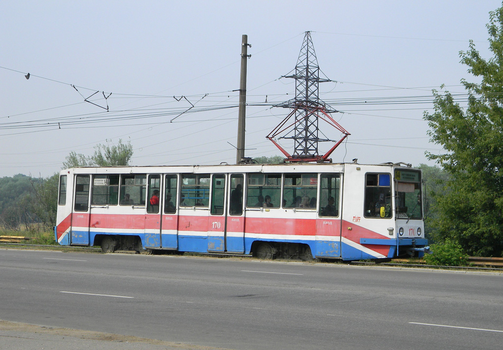 Tverė, 71-608K nr. 170; Tverė — Streetcar lines: Central district