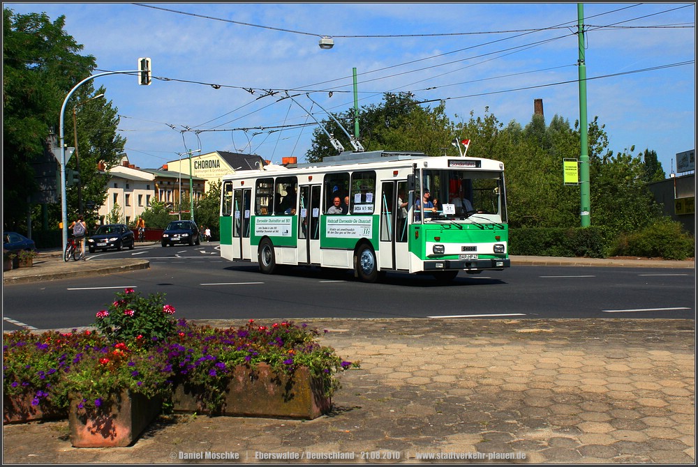 Эберсвальде, Škoda 14Tr03 № 3; Эберсвальде — Юбилей: 70 лет троллейбусу в Эберсвальде (21.08.2010)