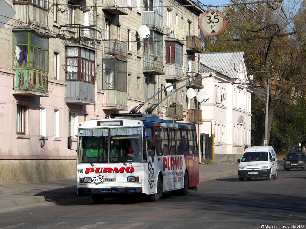 Тернополь, Škoda 14Tr10/6 № 140