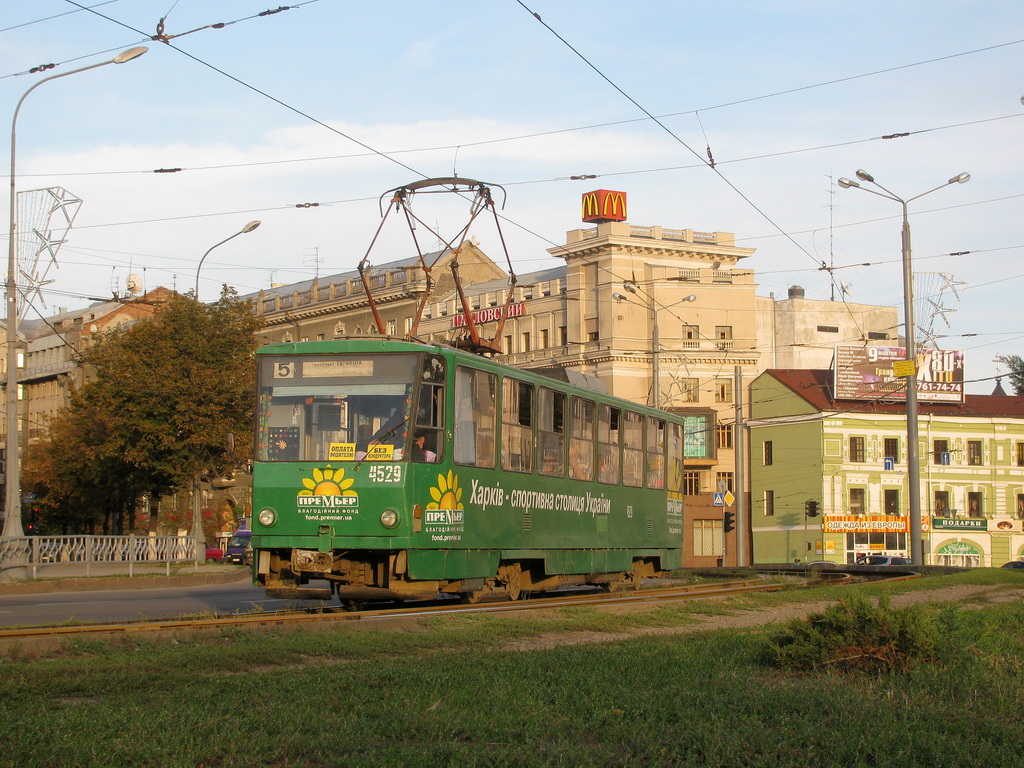 Харків, Tatra T6B5SU № 4529