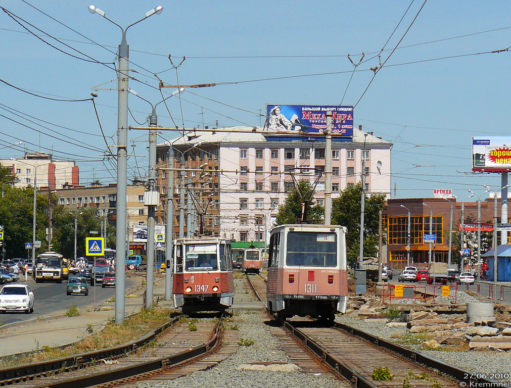 Chelyabinsk, 71-605 (KTM-5M3) № 1347; Chelyabinsk, 71-605 (KTM-5M3) № 1311; Chelyabinsk — Miscellaneous photos