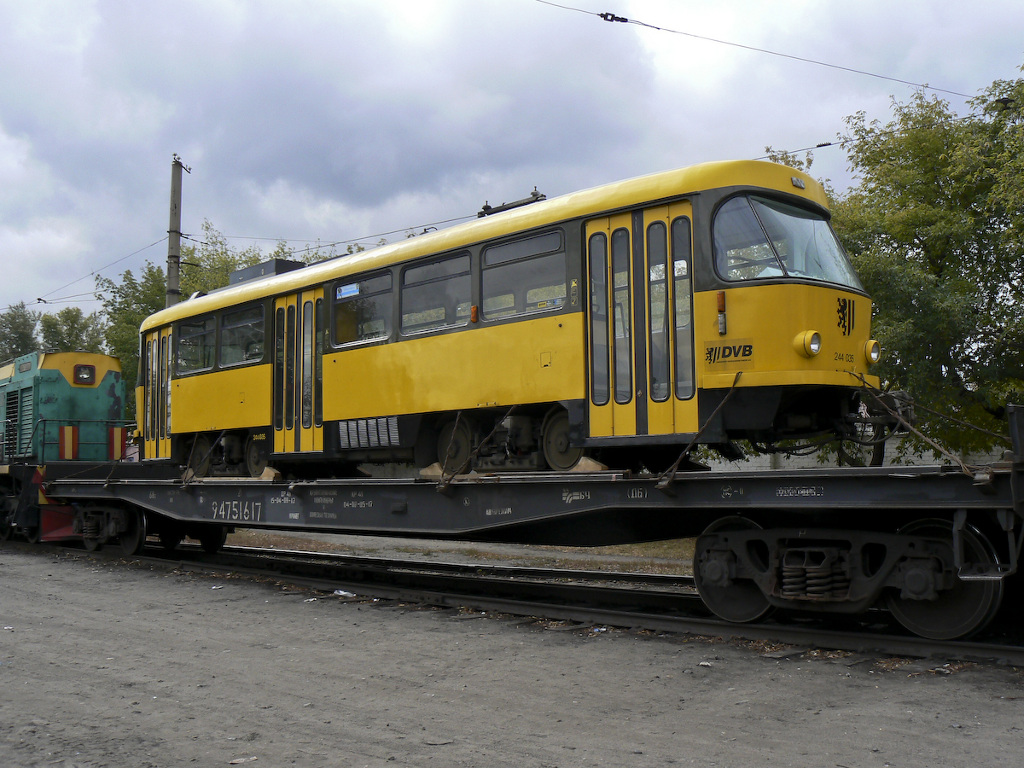 Dresden, Tatra TB4D # 244 035; Barnaul — OOO "Aitai elektrotrans compani"