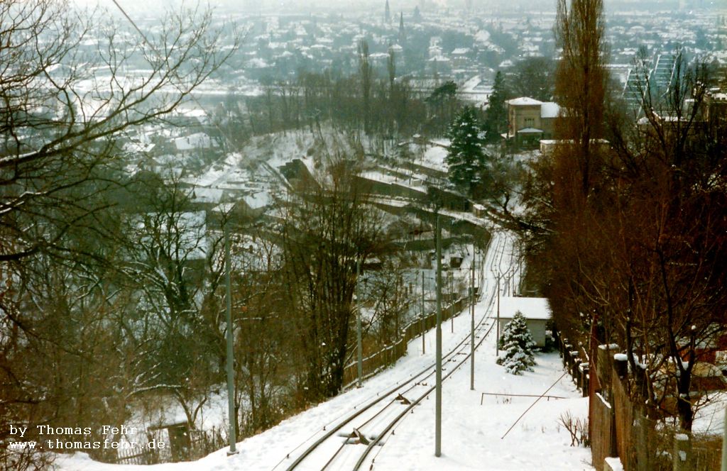 Dresden — Track and technology of the Dresden funicular