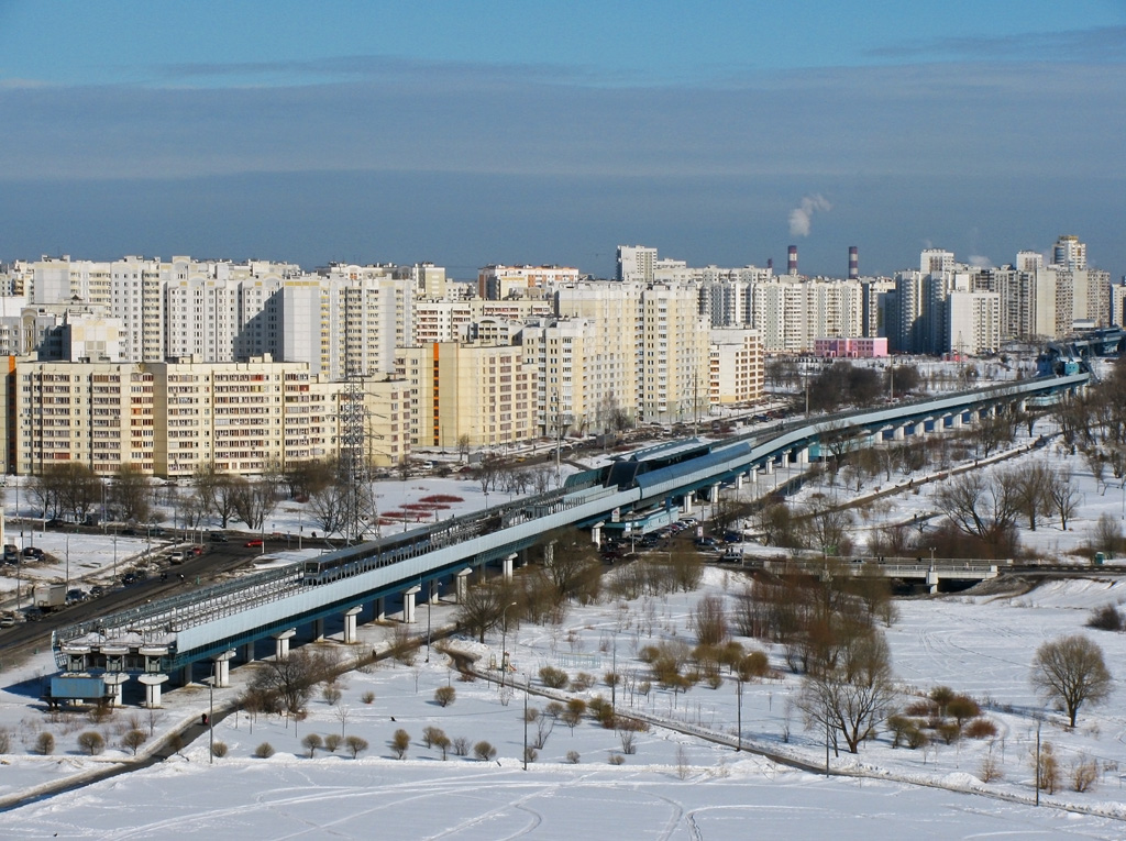 Москва — Виды с высоты; Москва — Метрополитен — [12] Бутовская линия