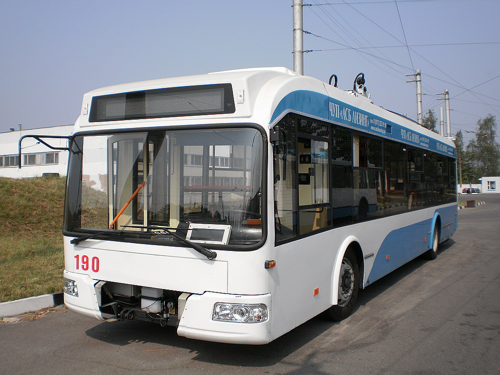 Vitebska, BKM 32102 № 190; Vitebska — New trams and trolleybuses from the factory
