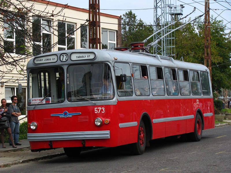 Budapest, ZiU-5D — 573; Budapest — Trolibusz telephely