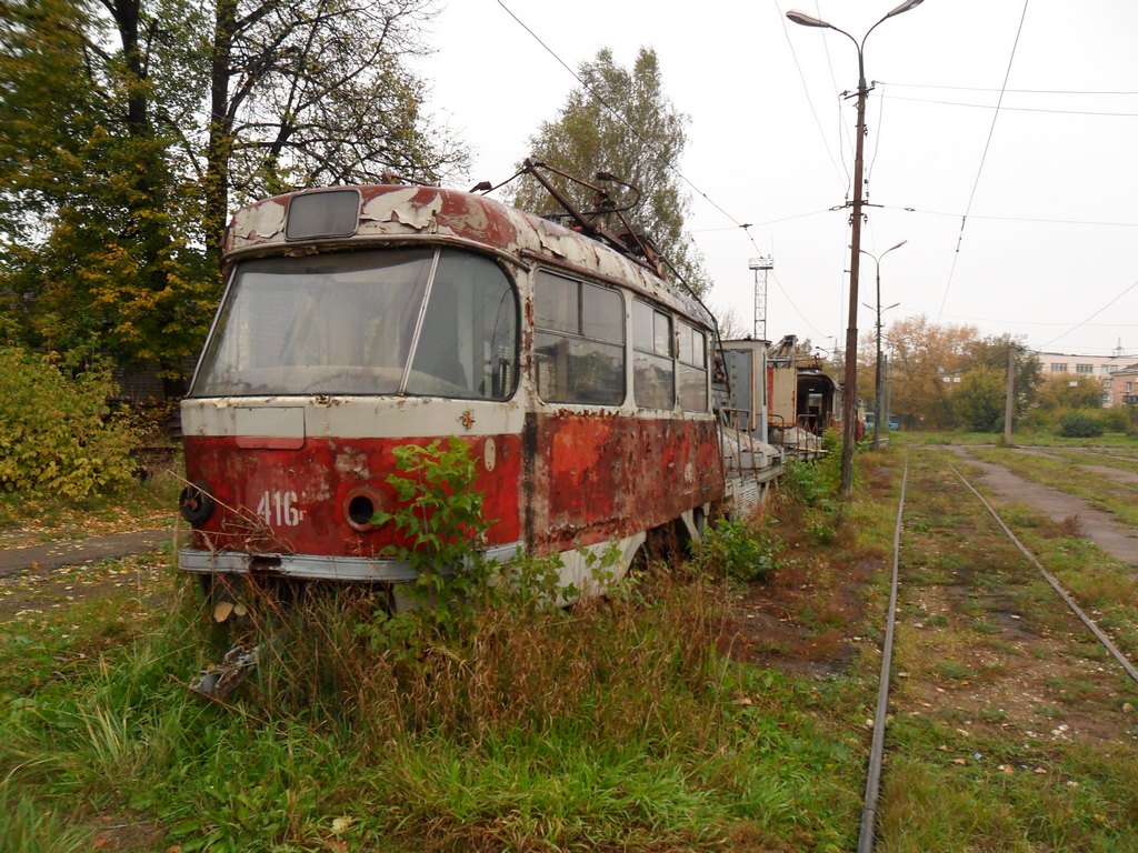 特维尔, Tatra T3SU (2-door) # 416; 特维尔 — Service streetcars and special vehicles
