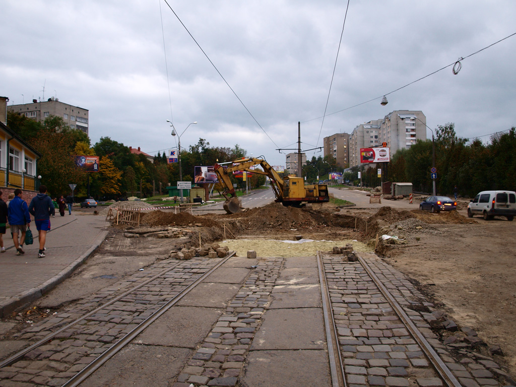 Lviv — Tracks reconstruction: Knyagyni Olgy str.