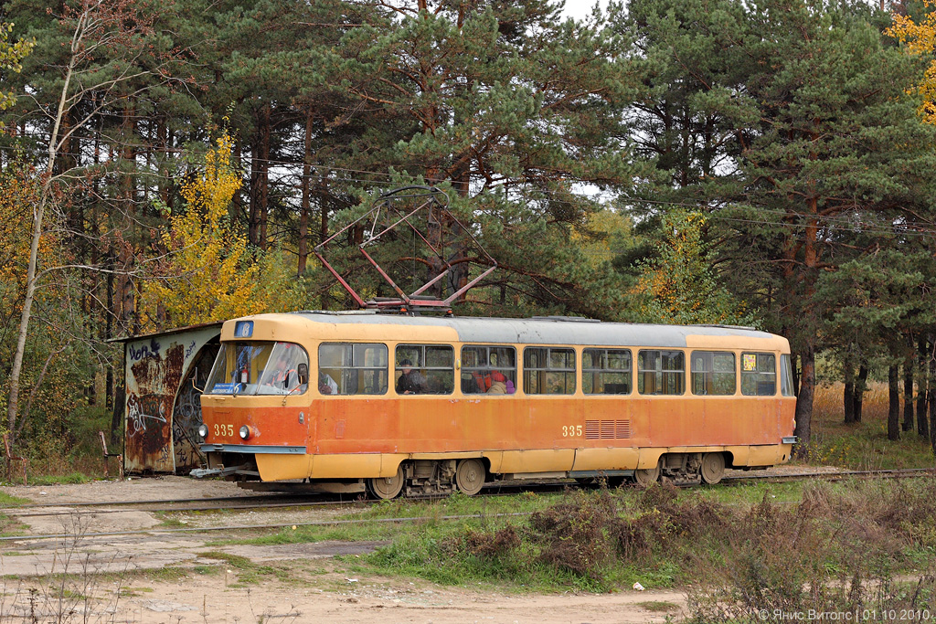 Тверь, Tatra T3SU № 335; Тверь — Трамвайные линии: Заволжский район (линия до дер. Старая Константиновка)