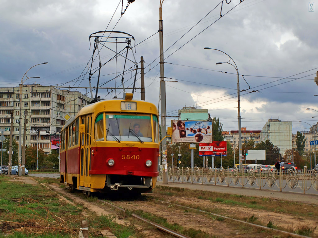 Киев, Tatra T3SU № 5840