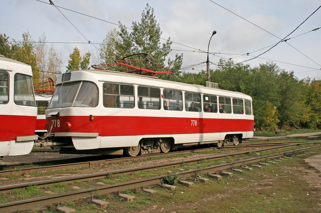 Самара, Tatra T3SU (двухдверная) № 778