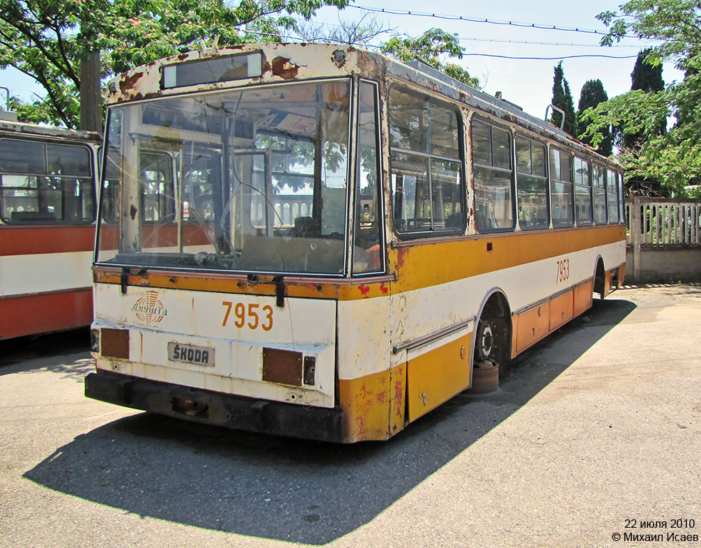 Крымский троллейбус, Škoda 14Tr06 № 7953
