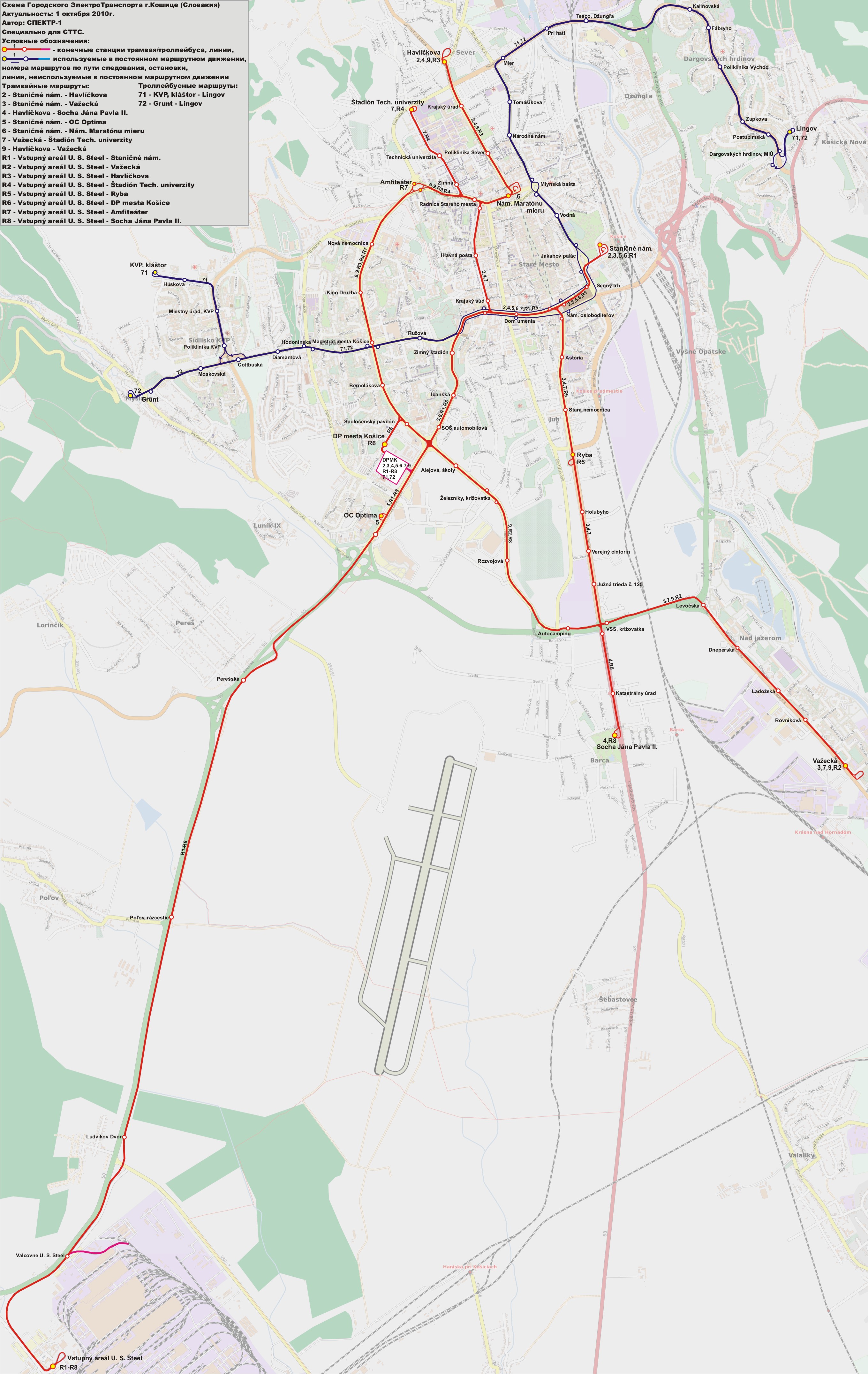 Košice — Maps