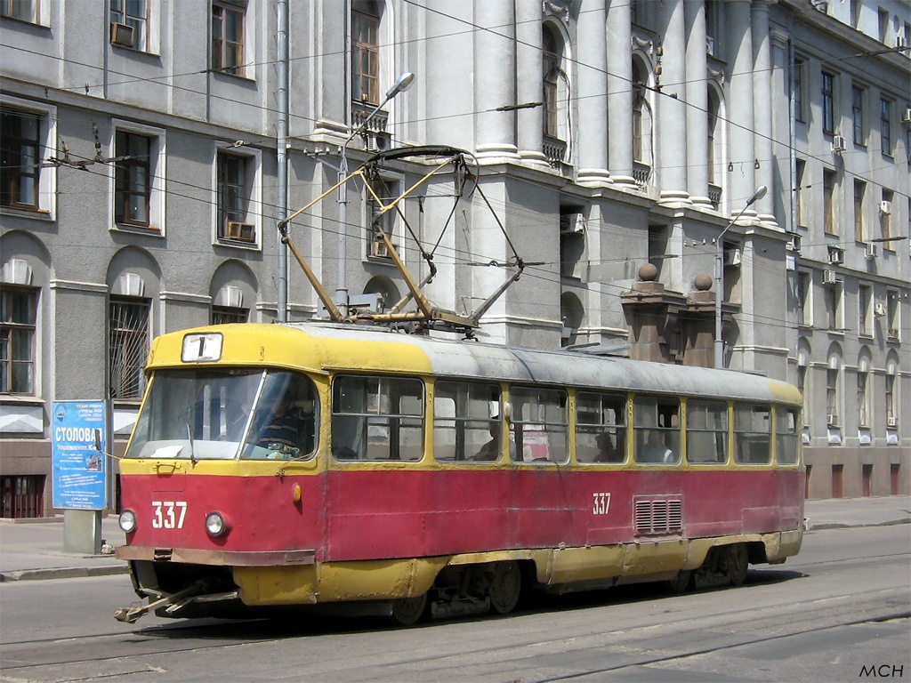 Харьков, Tatra T3SU (двухдверная) № 337