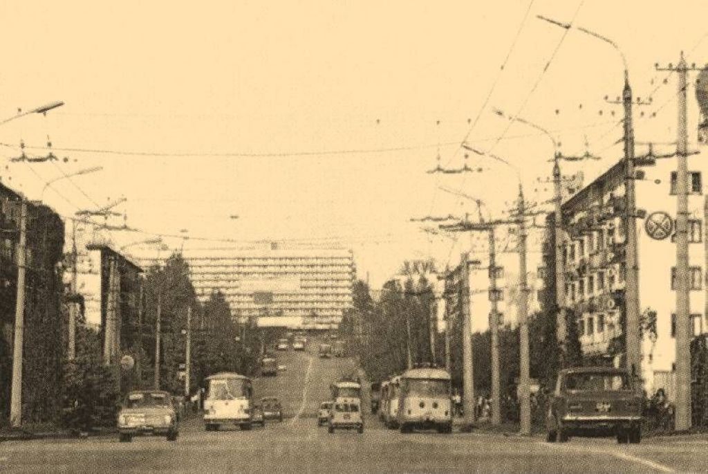 Крымский троллейбус — Исторические фотографии (1959 — 2000); Крымский троллейбус — Троллейбусные линии