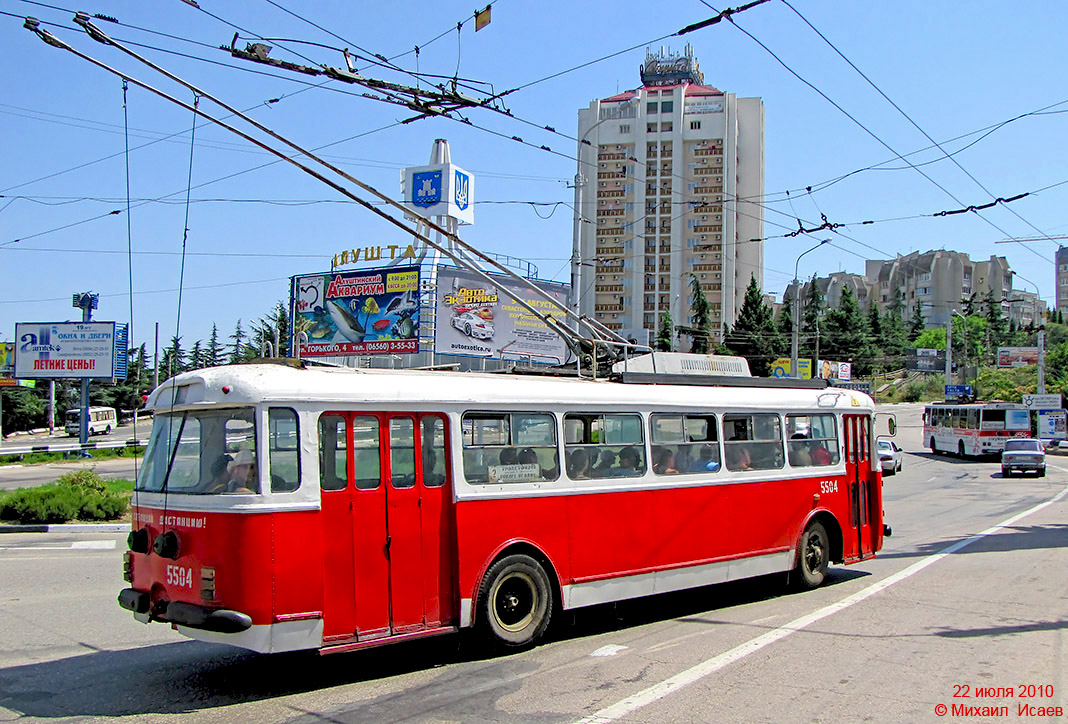 Кримський тролейбус, Škoda 9Tr19 № 5504