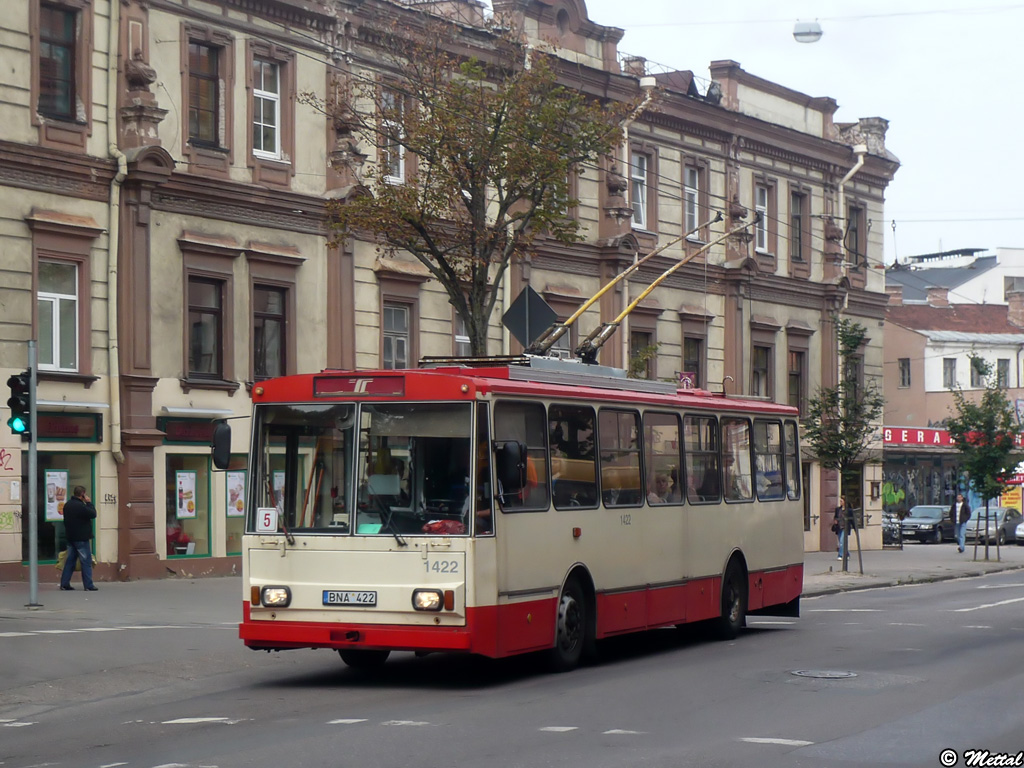 Вільнюс, Škoda 14Tr02 № 1422