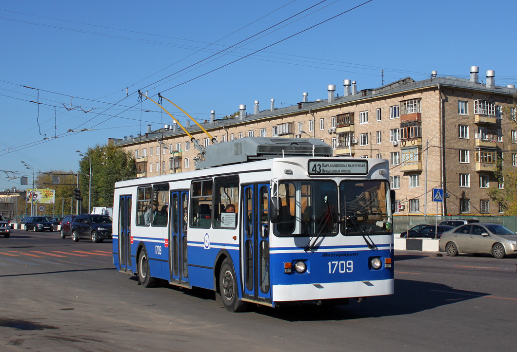 Москва, ЗиУ-682ГМ1 (с широкой передней дверью) № 1709