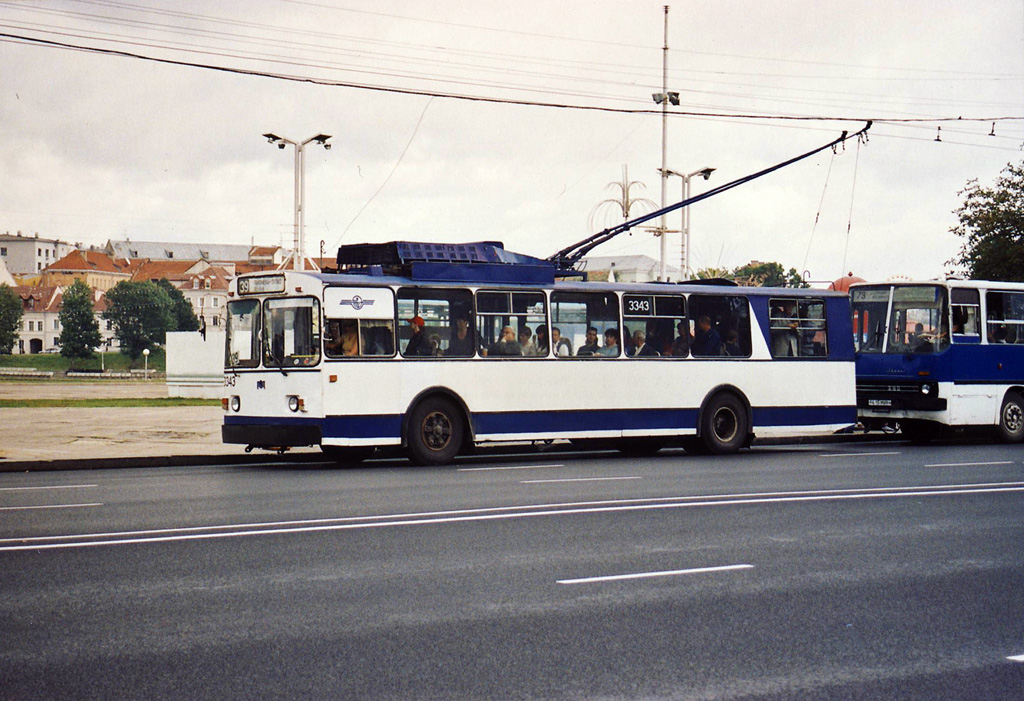 Minsk, AKSM 101 № 3343; Minsk — Abandoned trolleybus lines