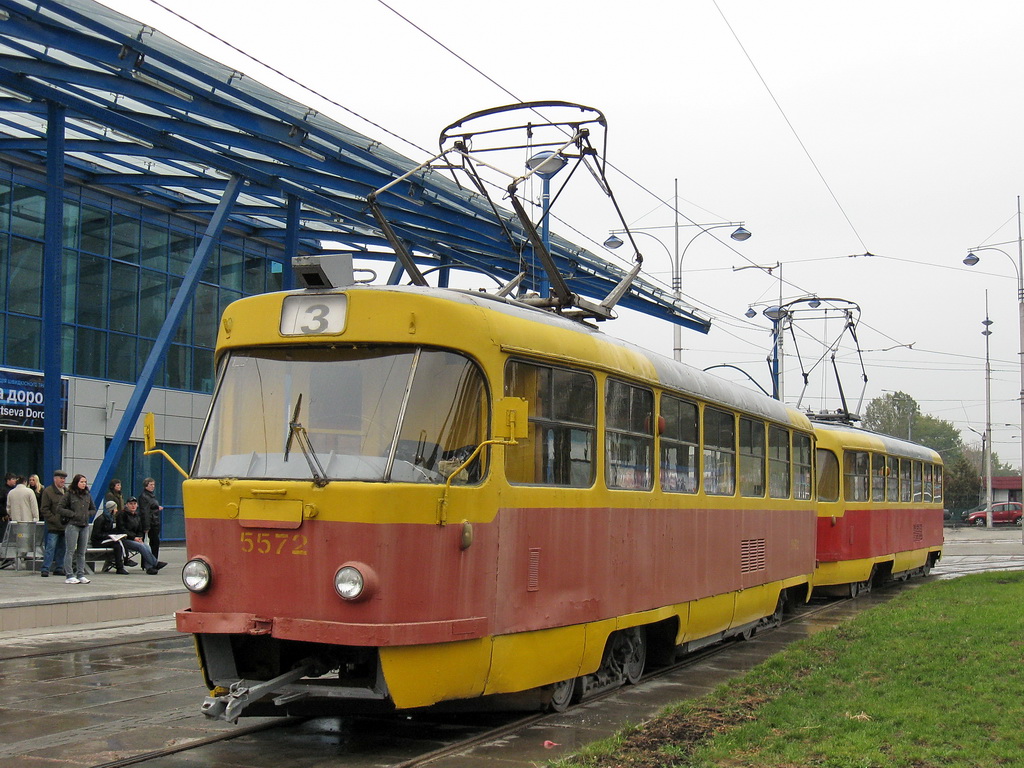 Kiev, Tatra T3SU N°. 5572