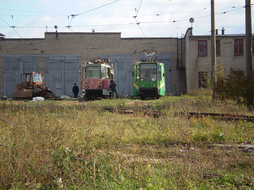 Ryazan, 71-608K č. 29; Ryazan, TS-34D č. 45; Ryazan — Depots and terminus stations