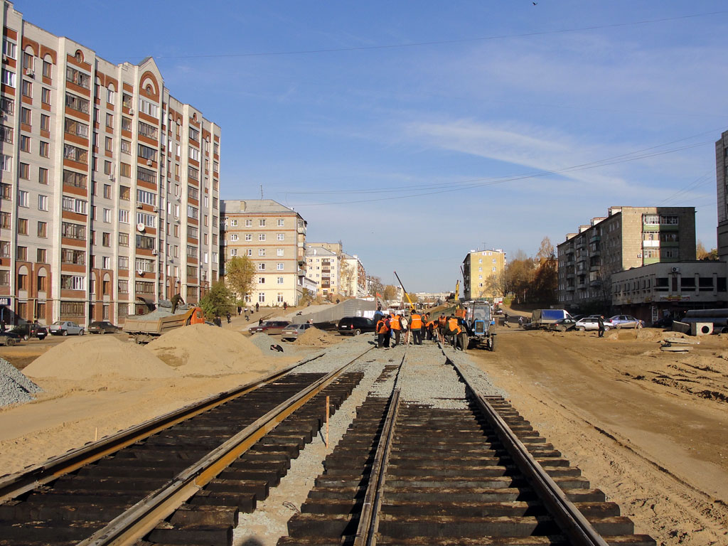 Kazaņa — Construction of tram line "Dekabristov str — Said-Galeev str"