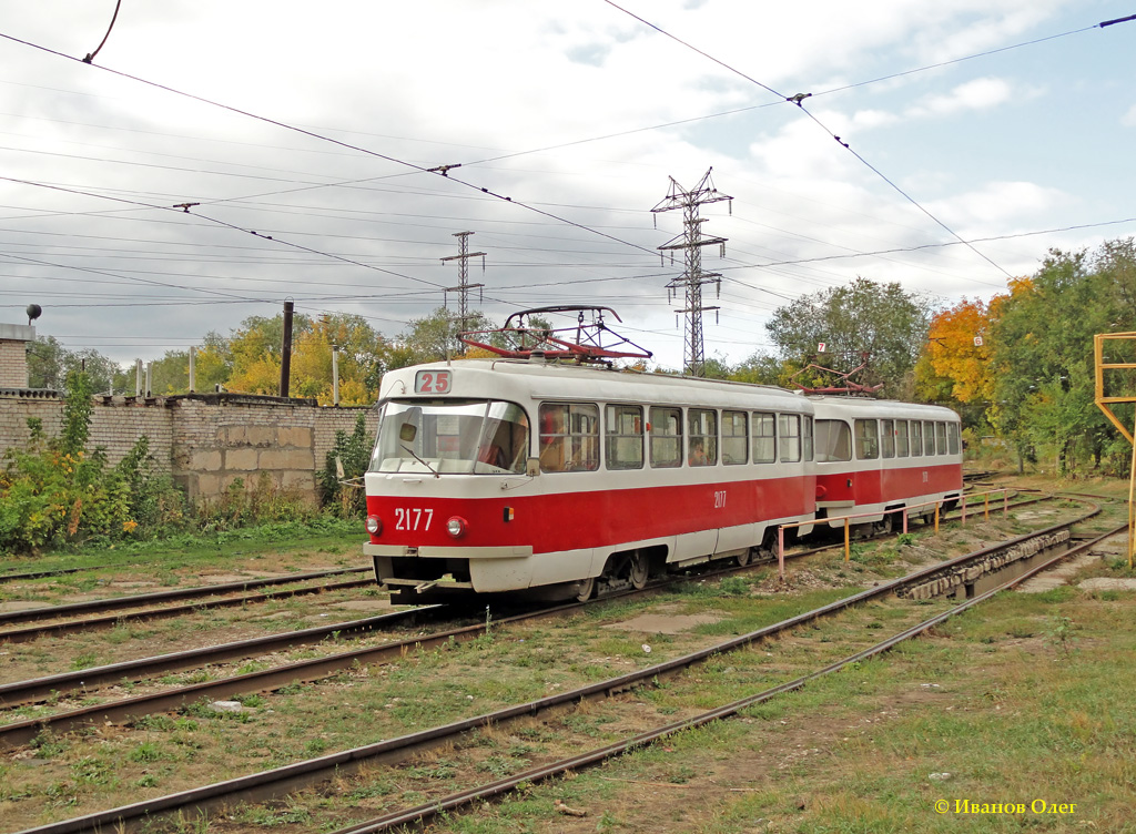 Самара, Tatra T3SU № 2177; Самара — Конечные станции и кольца (трамвай)