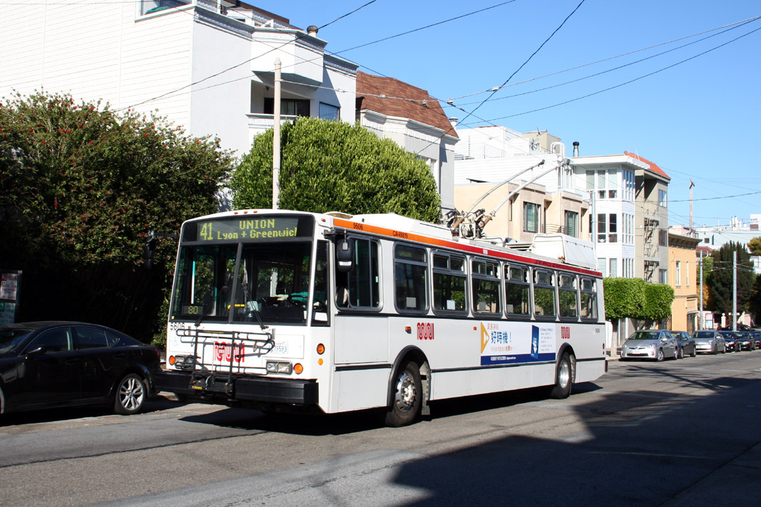 Сан-Франциско, область залива, Škoda 14TrSF № 5606