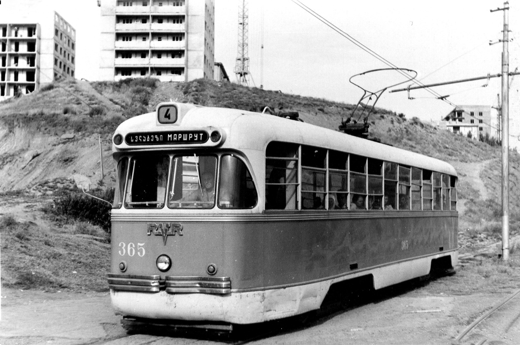 第比利斯, RVZ-6M # 365; 第比利斯 — Old photos and postcards — tramway