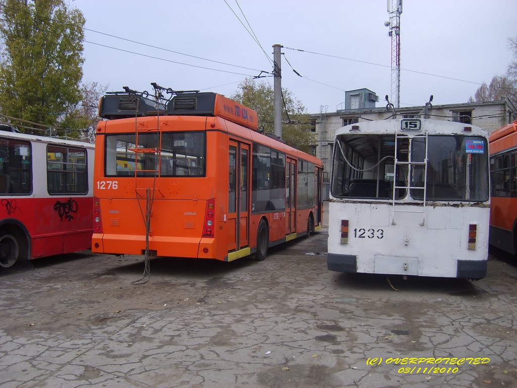 Saratov, Trolza-5265.00 “Megapolis” Nr 1276; Saratov, ZiU-682G [G00] Nr 1233