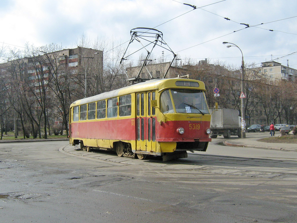 Київ, Tatra T3SU (двухдверная) № 5319