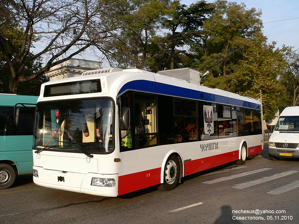 塞瓦斯托波爾, BKM 321 # БКМ 32100С; 塞瓦斯托波爾 — Exhibition dedicated to 60 years of working Sevastopol's trolleybuses