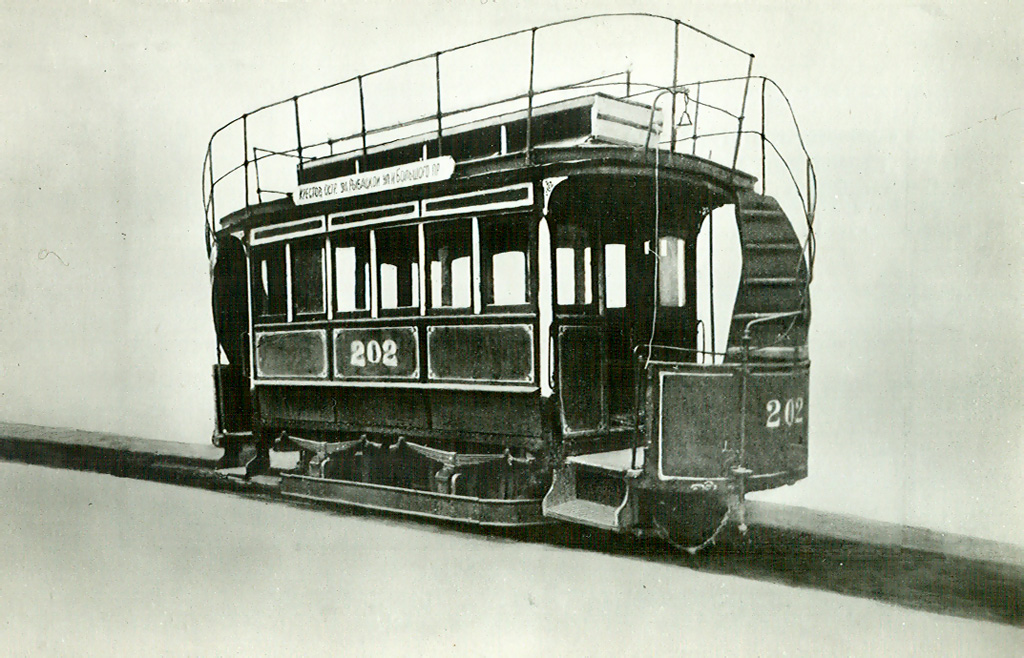 Saint-Pétersbourg, Horse car N°. 202; Saint-Pétersbourg — Historic tramway photos
