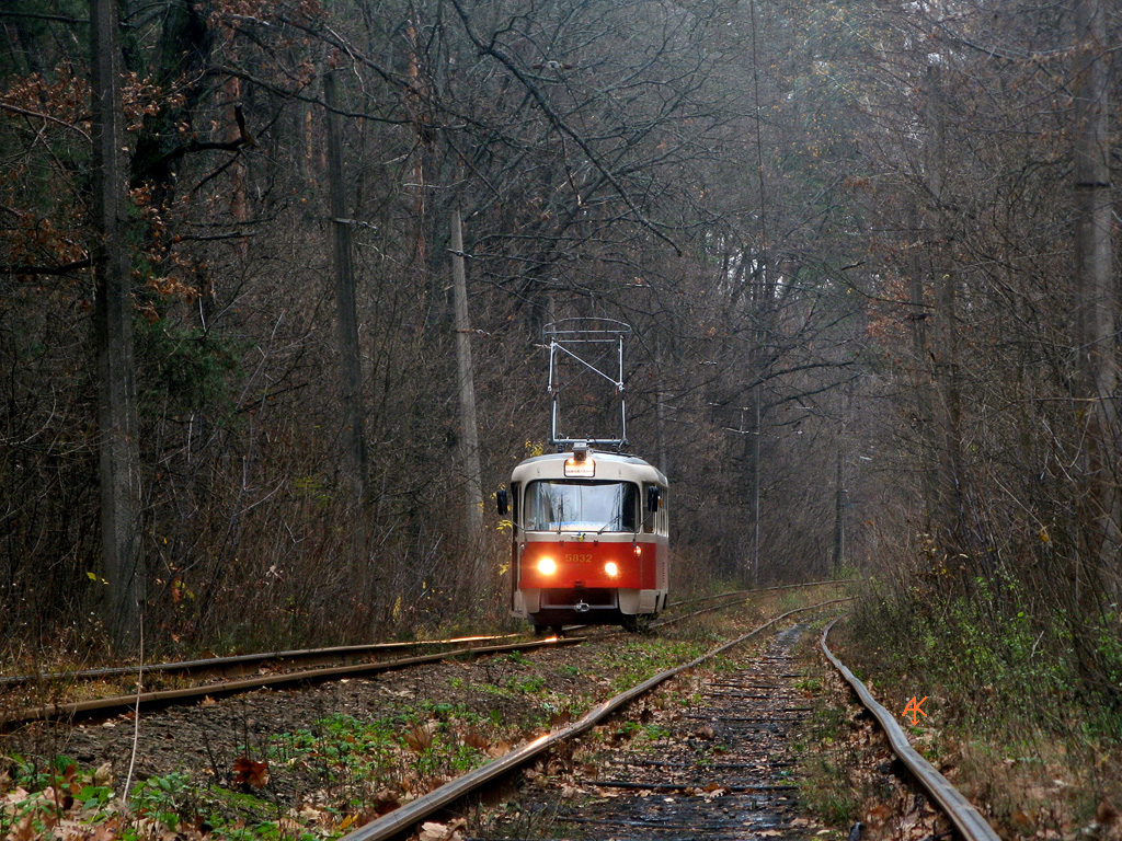 基辅, Tatra T3SU # 5832; 基辅 — Trip by the tram Tatra T3 6th of November, 2010