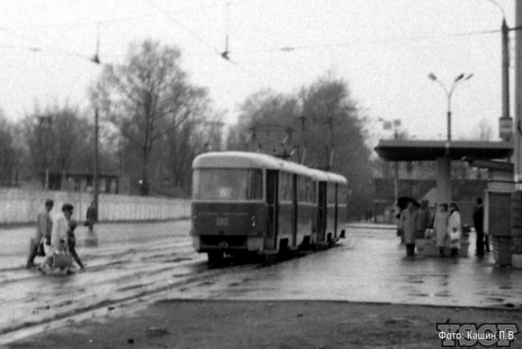 Тверь, Tatra T3SU № 201; Тверь, Tatra T3SU № 202; Тверь — Старые фотографии (1917—1991); Тверь — Трамвайные линии: Центральный район