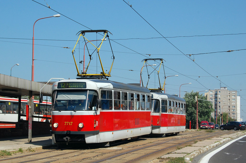 Pozsony, Tatra T3R.PV — 7717