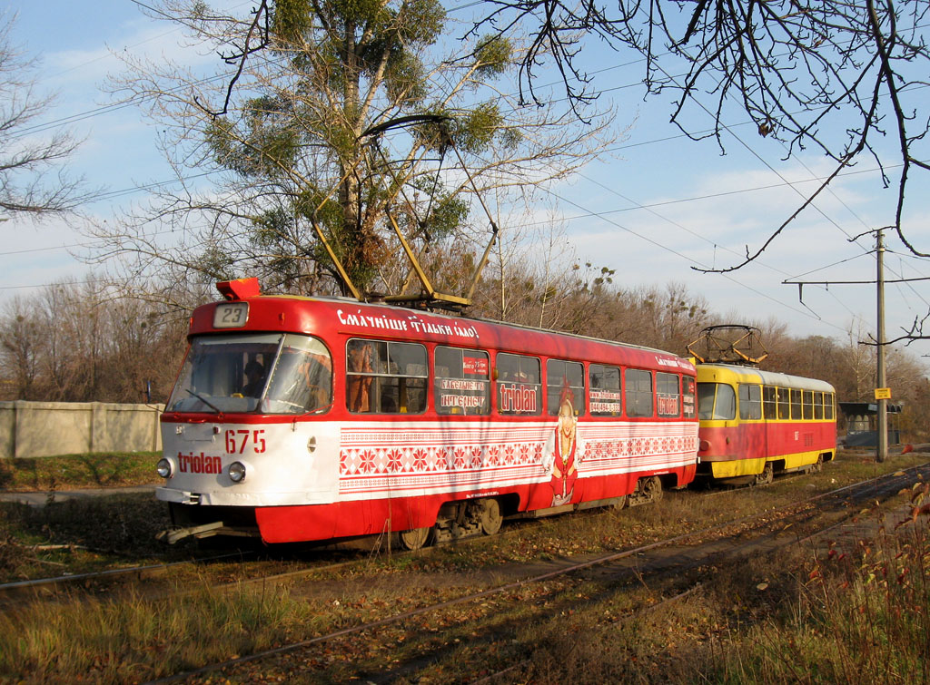 Харьков, Tatra T3SU № 675