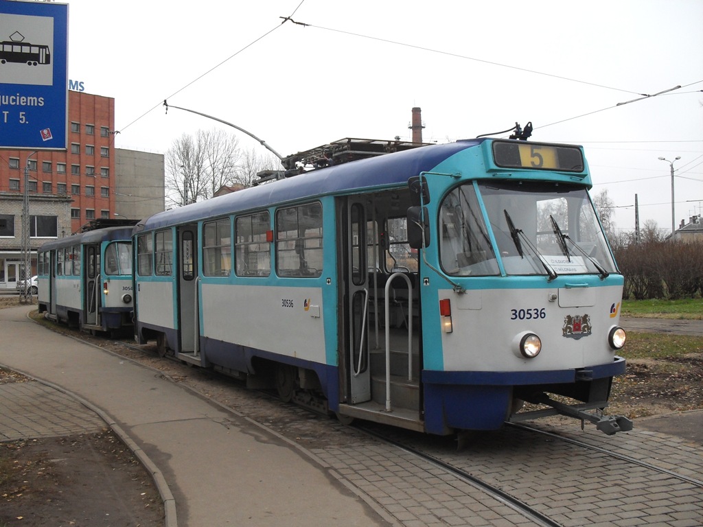 Рига, Tatra T3A № 30536