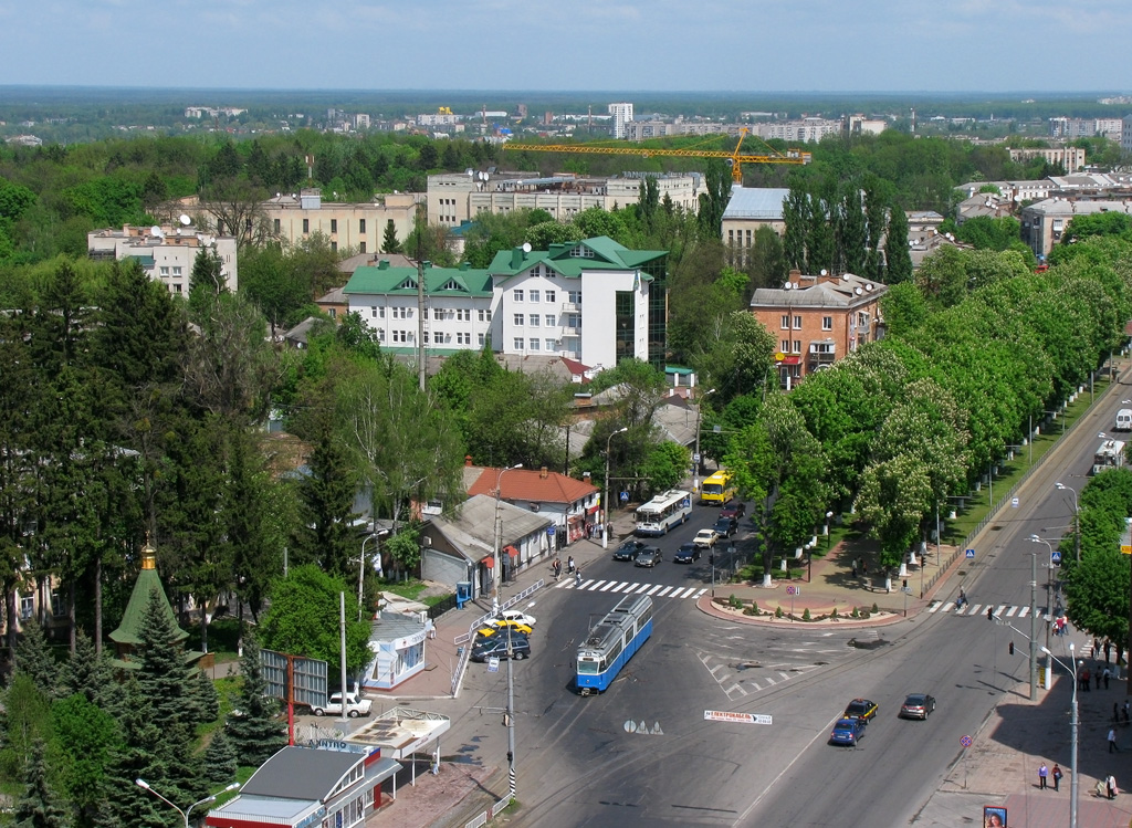 Vinnytsia — Electric transport Vinnitsa from a height