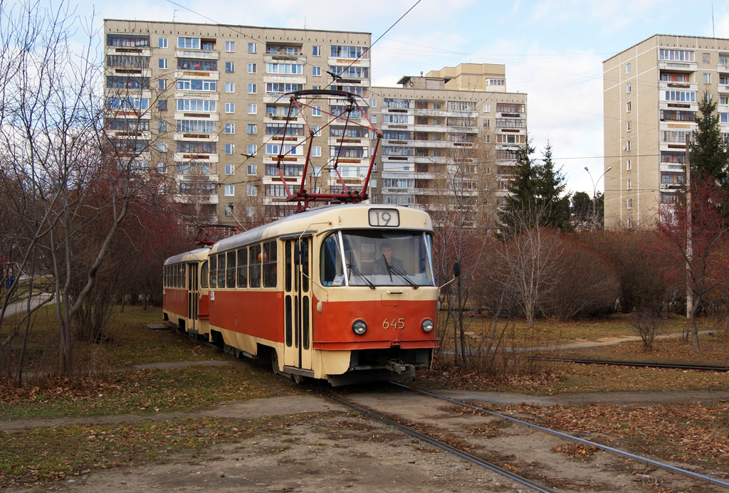 Iekaterinbourg, Tatra T3SU (2-door) N°. 645